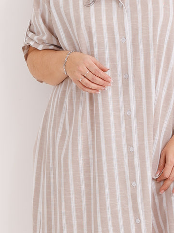 HAILY.S Blusenkleid | Curvy One Size 42-50