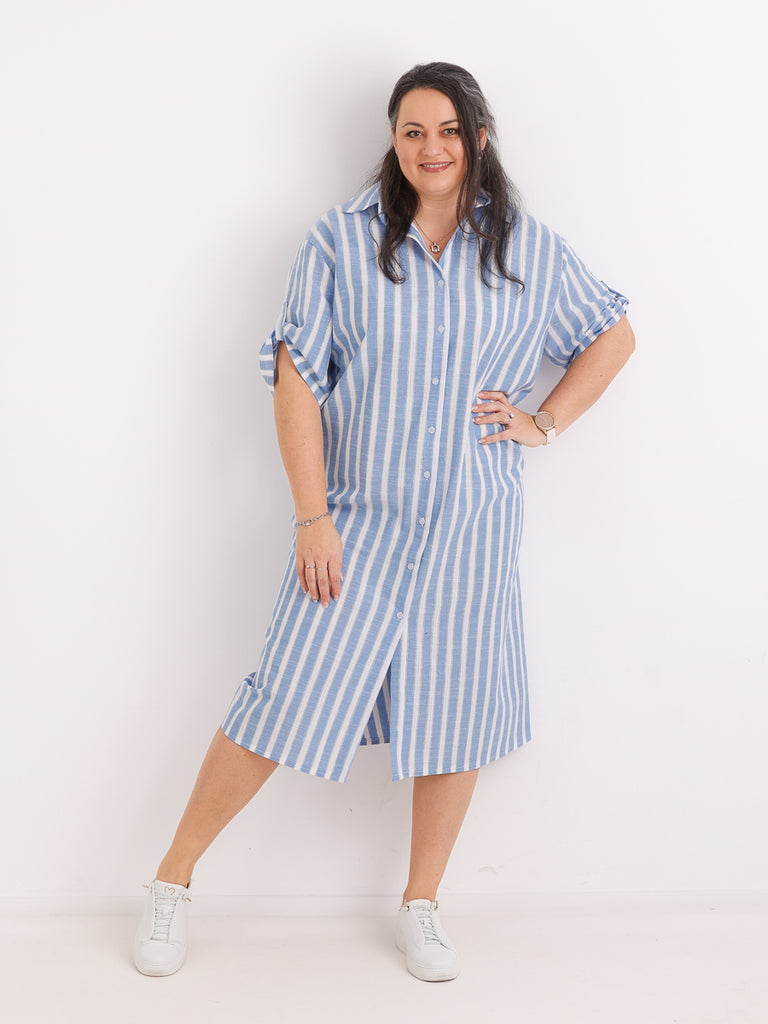 HAILY.S Blusenkleid | Curvy One Size 42-50