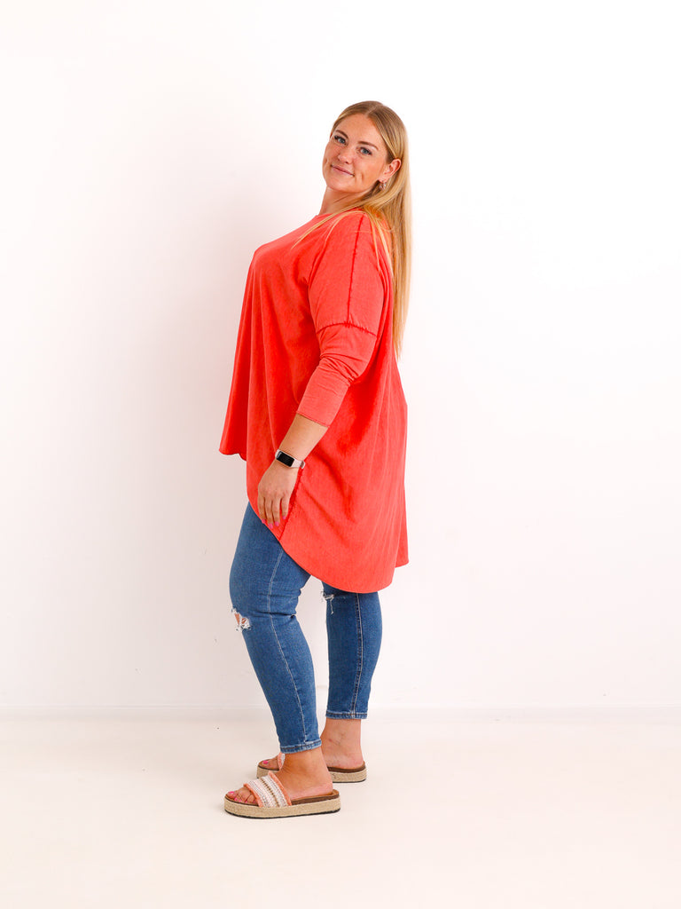 Longsleeve SILVARI – Washed-Look & XXXL-Schnitt – Gr. 44–54