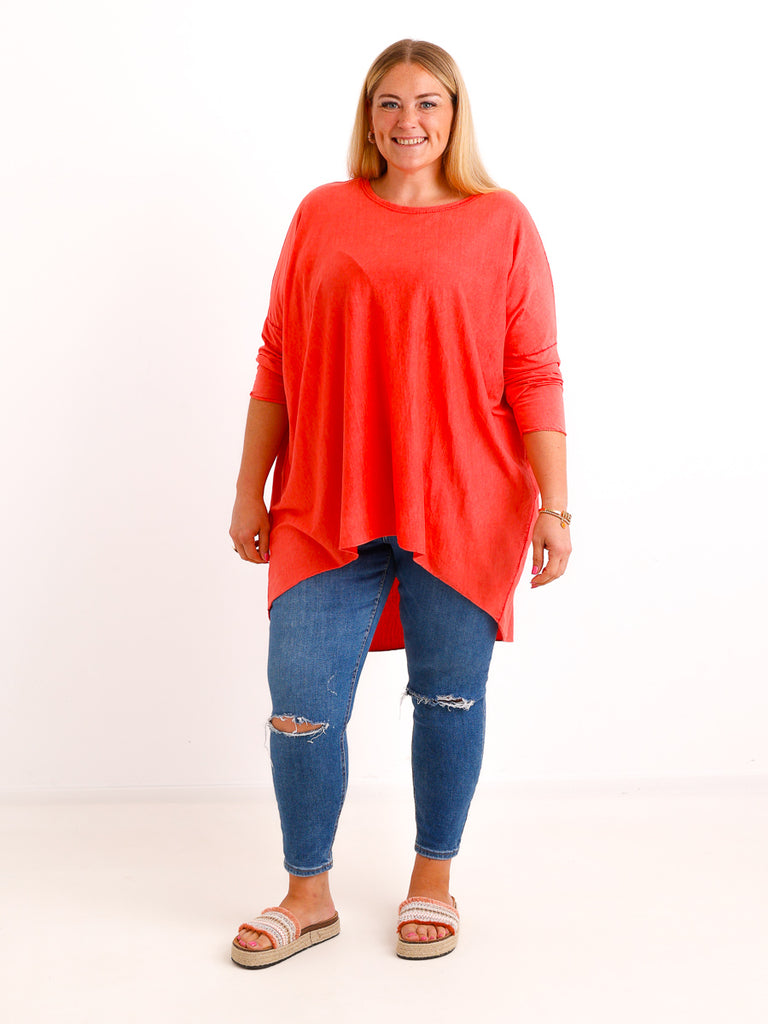 Longsleeve SILVARI – Washed-Look & XXXL-Schnitt – Gr. 44–54