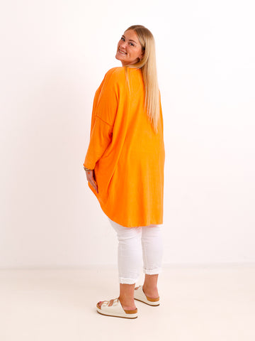 Longsleeve SILVARI – Washed-Look & XXXL-Schnitt – Gr. 44–54