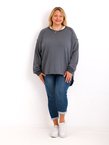 CARLY Sweater - One Size (38-50) - viele Farben