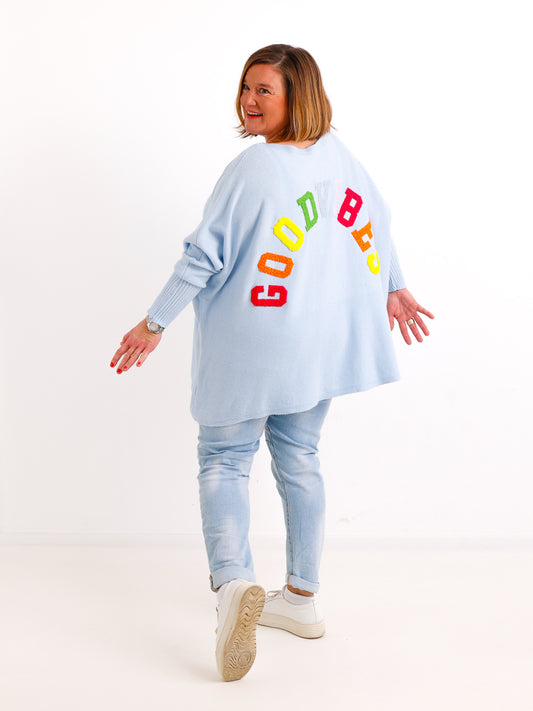 GOOD VIBES Pullover - One Size (38-48) - viele Farben