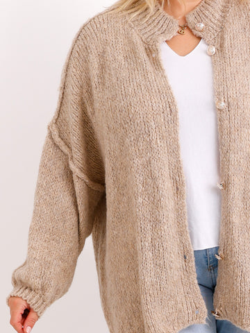 MIRELLA Oversize Strickjacke - verschiedene Farben