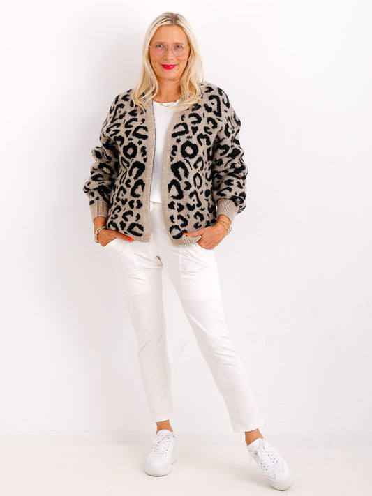 MATHILDE Oversize Cardigan - leo