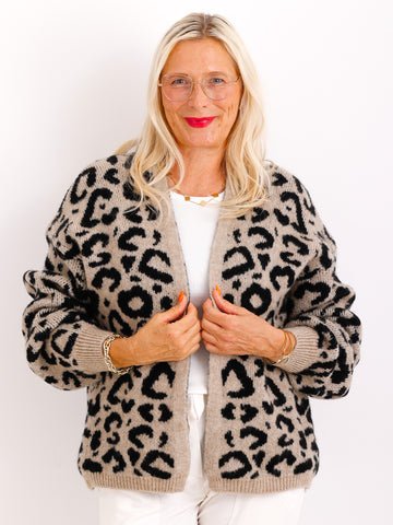 MATHILDE Oversize Cardigan - leo