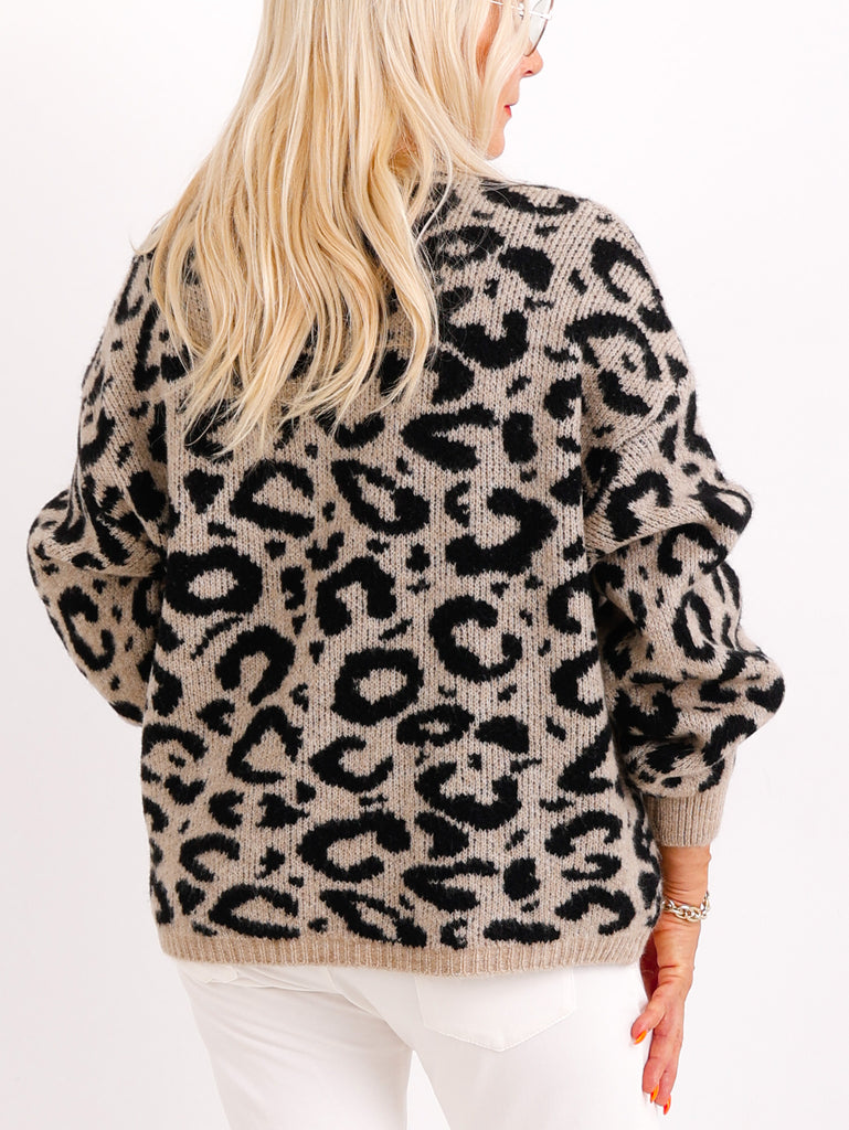 MATHILDE Oversize Cardigan - leo