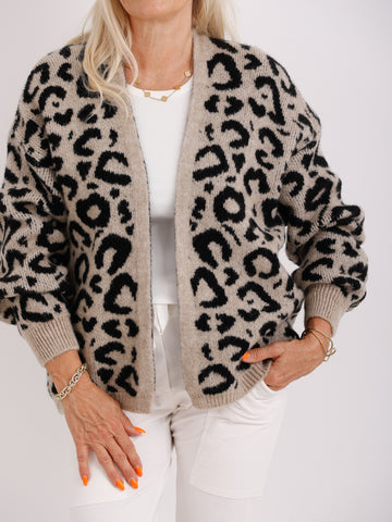 MATHILDE Oversize Cardigan - leo