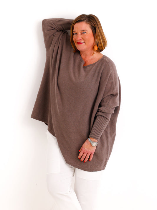 CORA Oversize Pullover - verschiedene Farben