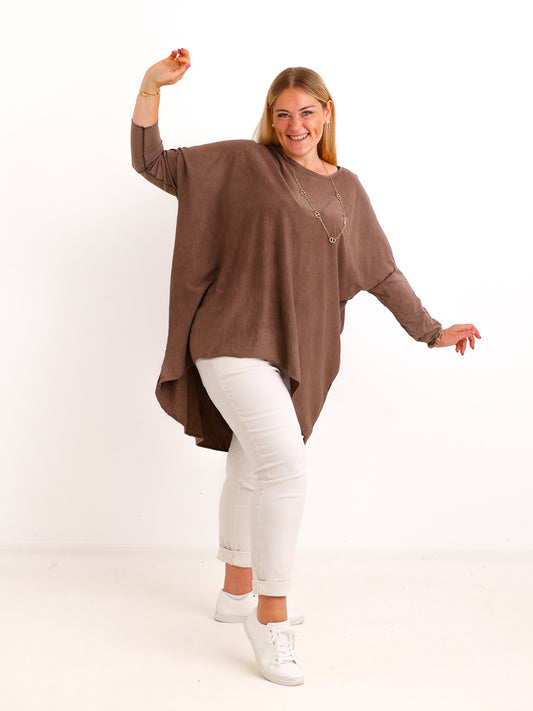 Longsleeve SILVARI – Washed-Look & XXXL-Schnitt – Gr. 44–54
