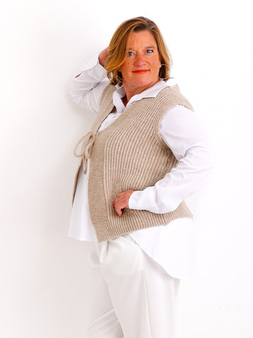 SASKIA Strickweste - verschiedene Farben