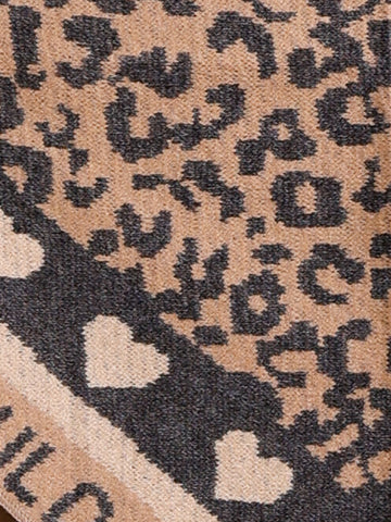 JOHANNA Dreiecksschal mit Kaschmir - anthrazit/taupe