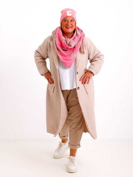 CASSY Oversize Bouclé Mantel - verschiedene Farben