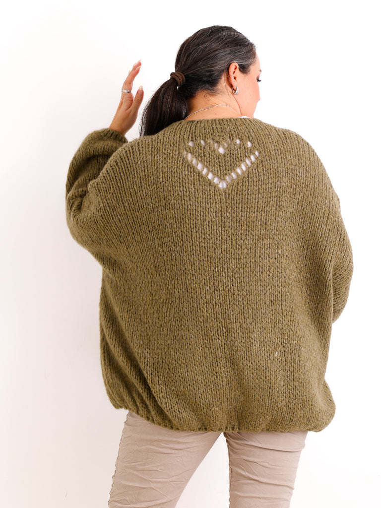 HERZCHEN Cardigan | Curvy One Size 42-48