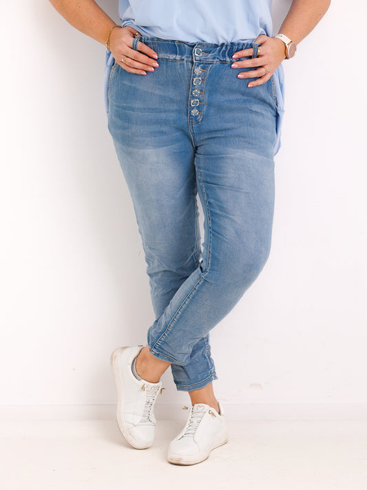 Komfort-Jeans TIMMI.S – Elastischer Bund – Soft-Stretch – Gr. 38-46