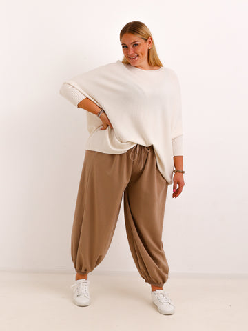Curvy Ballonhose RAVELO – Lässige Silhouette mit elastischem Beinabschluss – Gr. 44–54