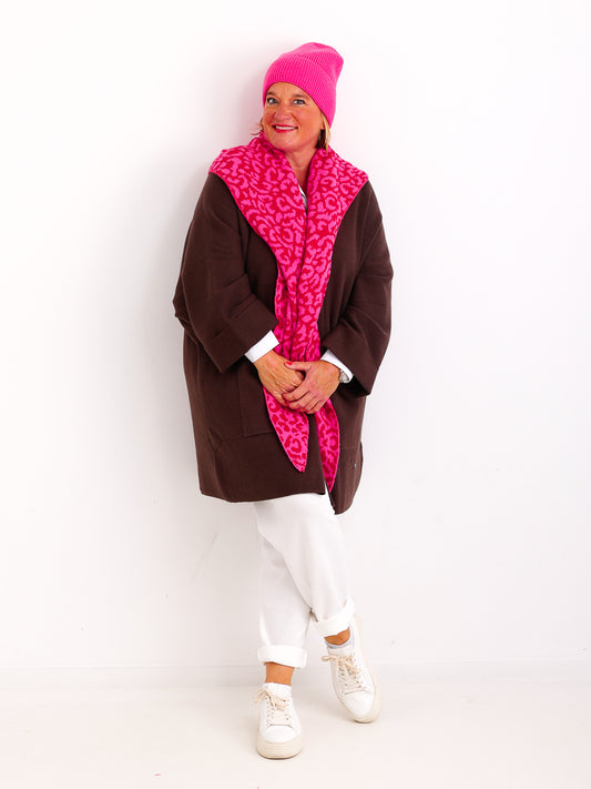 DORA Oversize Strickmantel - verschiedene Farben