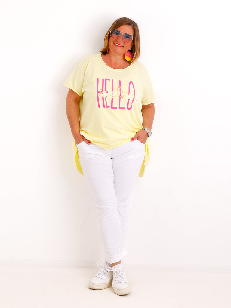 T-Shirt HELLO SUNSHINE - One Size 36-46