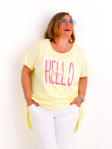 T-Shirt HELLO SUNSHINE - One Size 36-46
