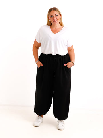 Curvy Ballonhose RAVELO – Lässige Silhouette mit elastischem Beinabschluss – Gr. 44–54