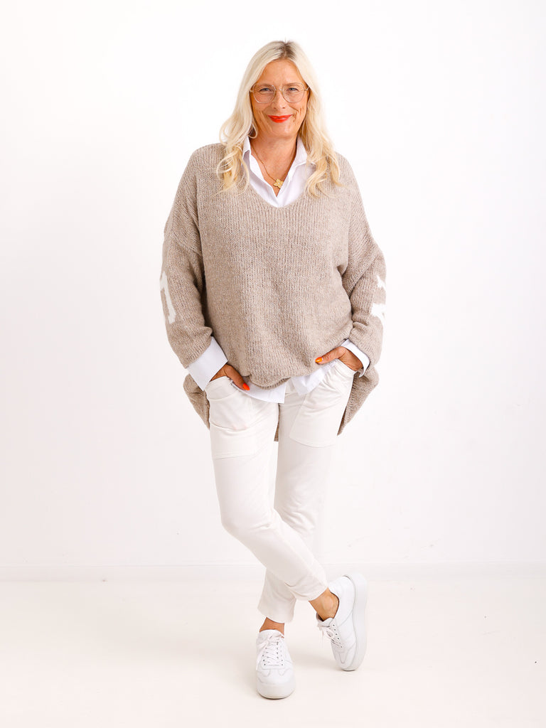 NAMASTE  oversize Strickpullover - verschiedene Farben