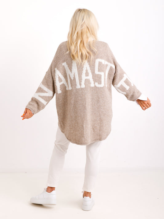 NAMASTE  oversize Strickpullover - verschiedene Farben
