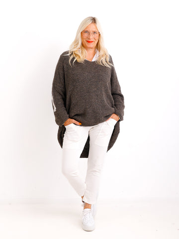 NAMASTE  oversize Strickpullover - verschiedene Farben