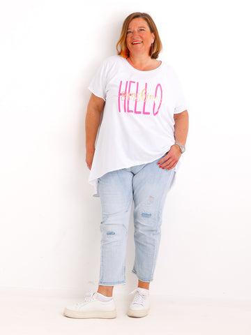 T-Shirt HELLO SUNSHINE - One Size 36-46