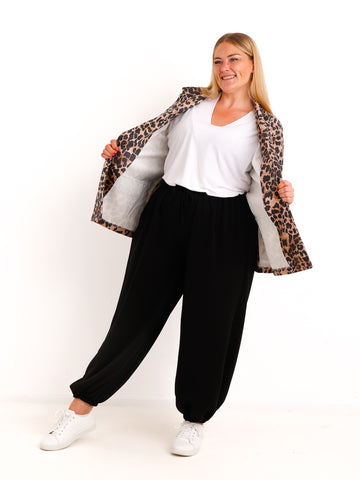 Curvy Ballonhose RAVELO – Lässige Silhouette mit elastischem Beinabschluss – Gr. 44–54