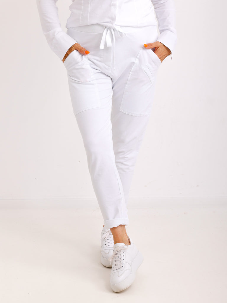 COLIN LOUNGE Sweatpants - weiß