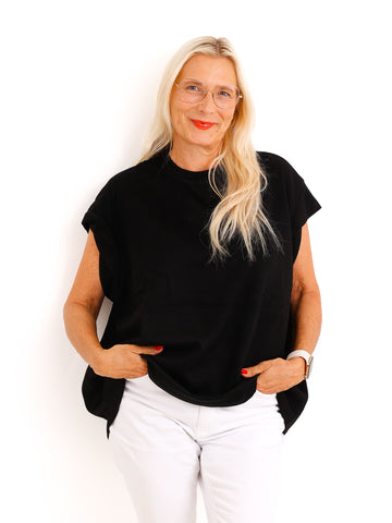 Oversize-T- Shirt AVI.S – Kastiger Schnitt mit raffinierten Ärmeldetails – Gr. 38–46