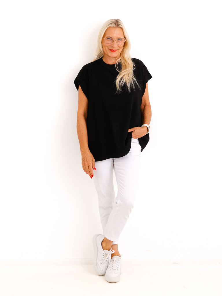 Oversize-T- Shirt AVI.S – Kastiger Schnitt mit raffinierten Ärmeldetails – Gr. 38–46