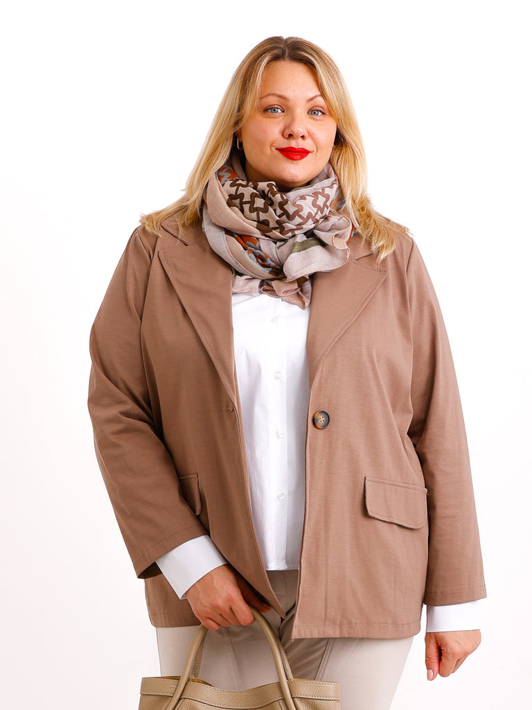 DOREEN Curvy Size Blazer 2 XL - camel