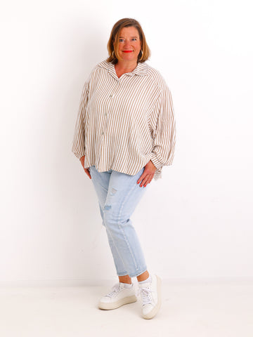 NADJA.S Musselin Bluse | One Size 38-44