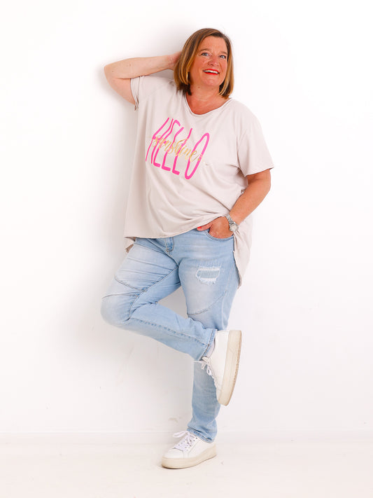 T-Shirt HELLO SUNSHINE - One Size 38-46