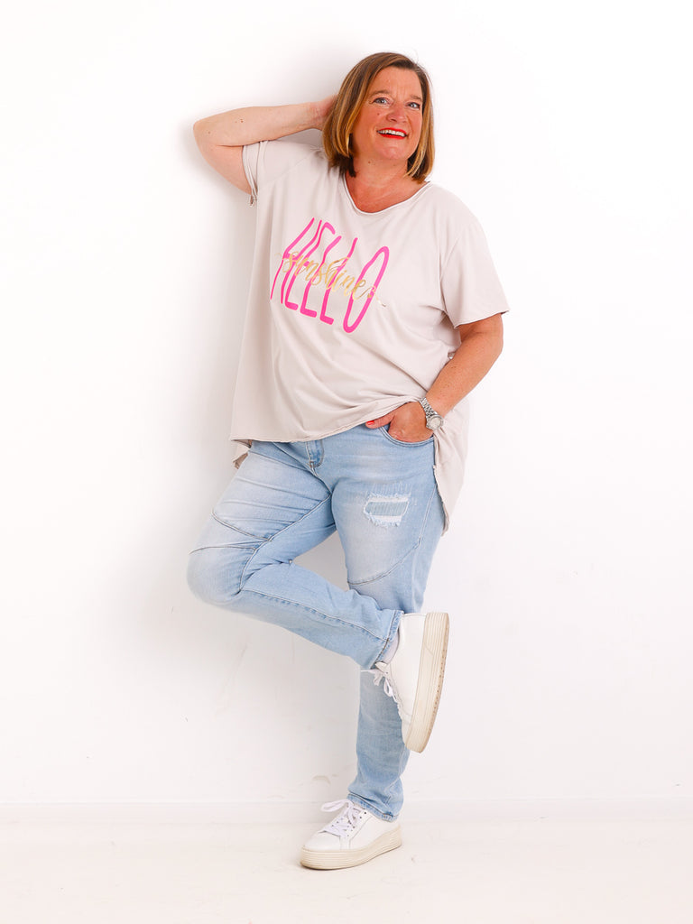 T-Shirt HELLO SUNSHINE - One Size 36-46