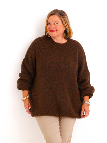 Curvy Size Strickpullover AMELIRA – Kuscheliger Oversize-Look – Gr. 42–48