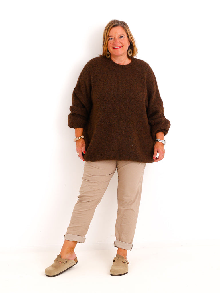 Curvy Size Strickpullover AMELIRA – Kuscheliger Oversize-Look – Gr. 42–48