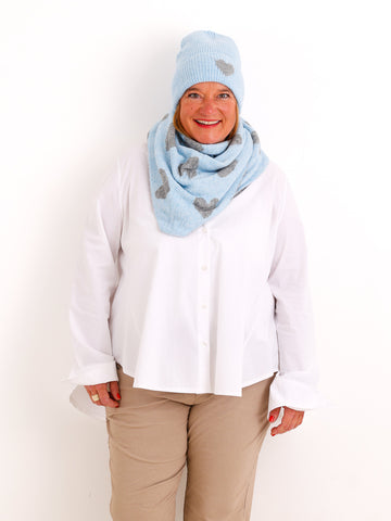 Strick-Beanie LISELLE – Softer Rippstrick mit Statement-Herz