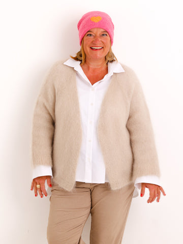 Strick-Beanie LISELLE – Softer Rippstrick mit Statement-Herz