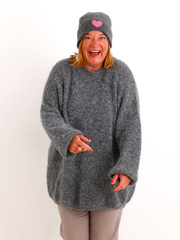 Curvy Size Strickpullover AMELIRA – Kuscheliger Oversize-Look – Gr. 42–48