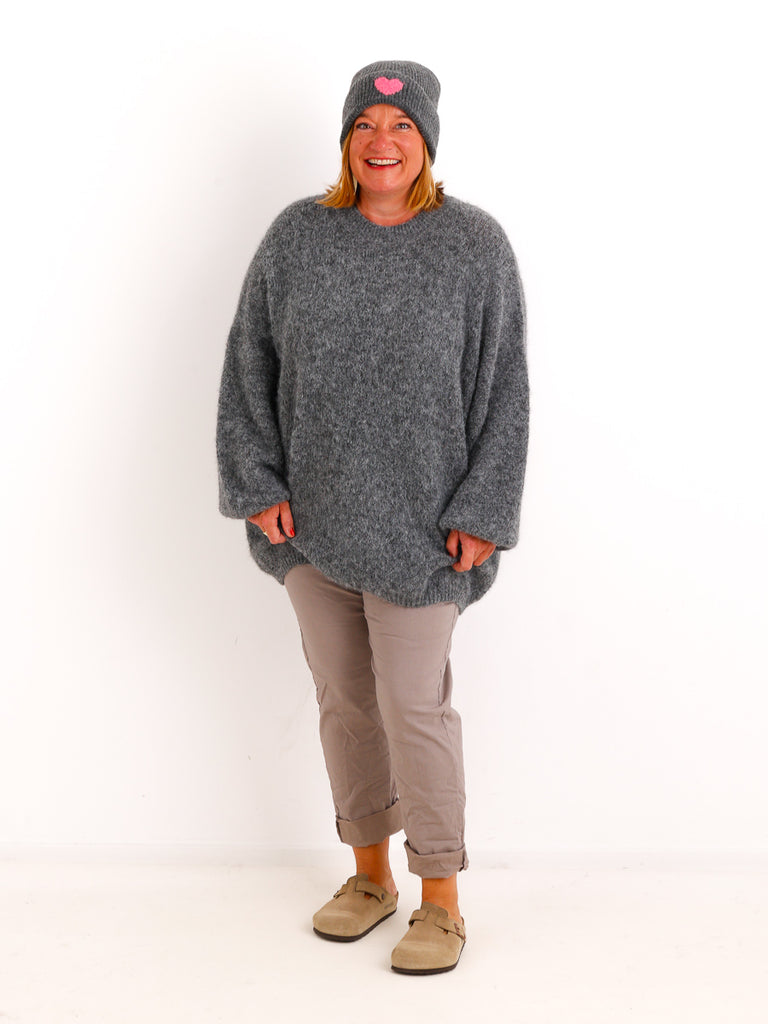 Curvy Size Strickpullover AMELIRA – Kuscheliger Oversize-Look – Gr. 42–48