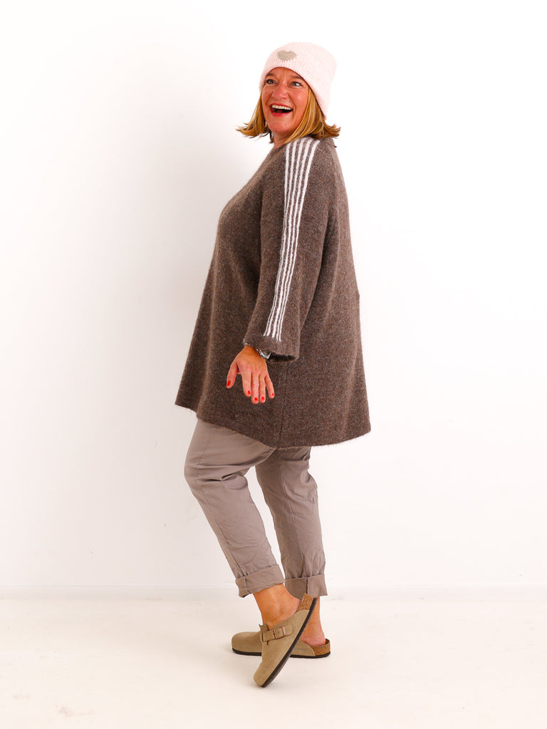 Strick-Beanie LISELLE – Softer Rippstrick mit Statement-Herz