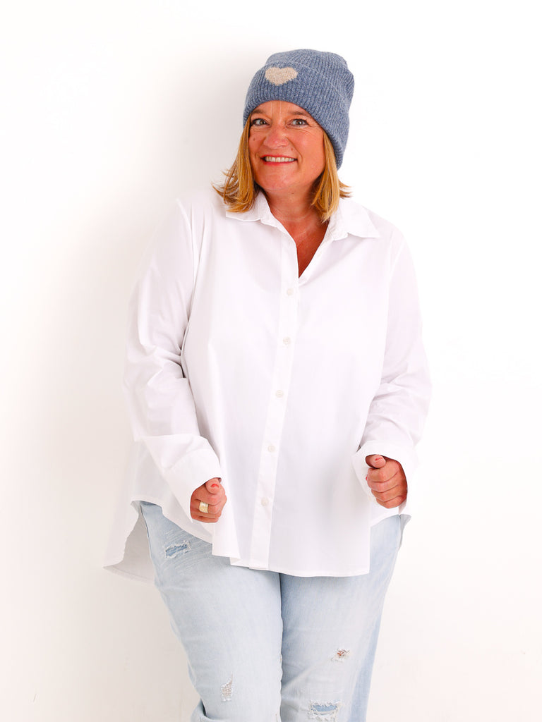 Strick-Beanie LISELLE – Softer Rippstrick mit Statement-Herz