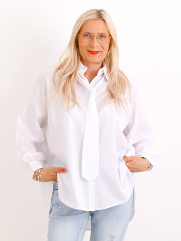 Oversize Bluse MATHILDE.S – Baumwolle – Gr. 38-46