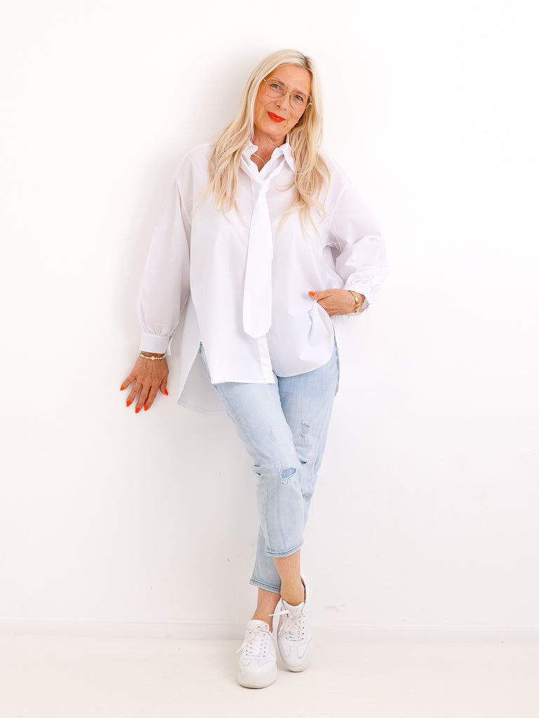 Oversize Bluse MATHILDE.S – Baumwolle – Gr. 38-46