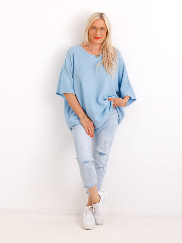 Feinstrick Pullover JETTE.S – Weicher Oversize Strick – Gr. 38-48