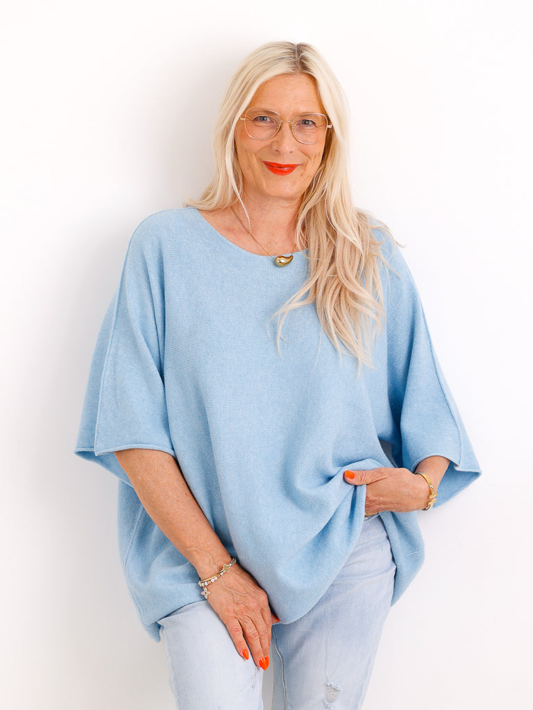 Feinstrick Pullover JETTE.S – Weicher Oversize Strick – Gr. 38-48