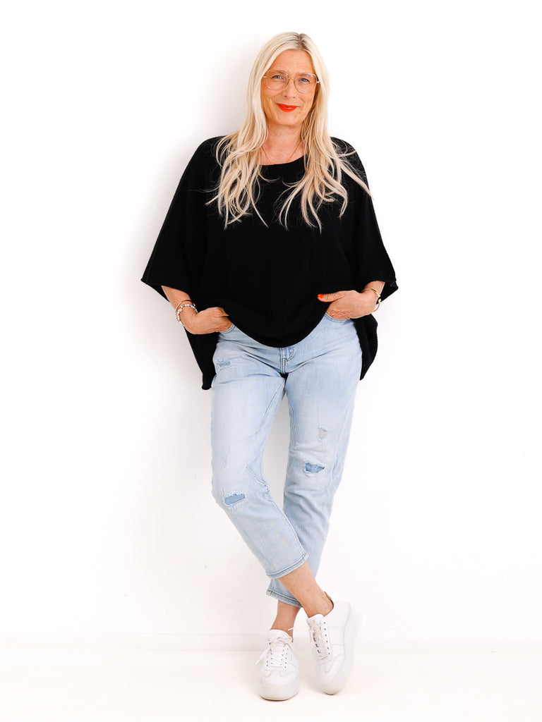 Feinstrick Pullover JETTE.S – Weicher Oversize Strick – Gr. 38-48