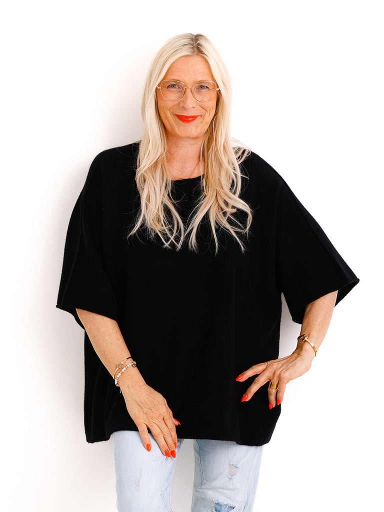 Feinstrick Pullover JETTE.S – Weicher Oversize Strick – Gr. 38-48